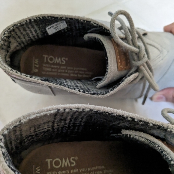 Toms Suede Wedge Bootie - Picture 6 of 7
